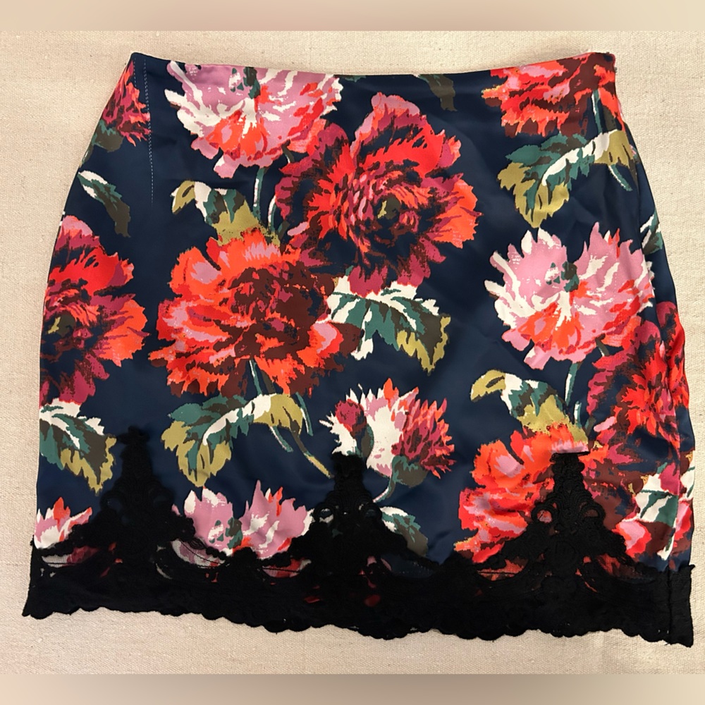 Urban Outfitters Floral Print Mini Skirt